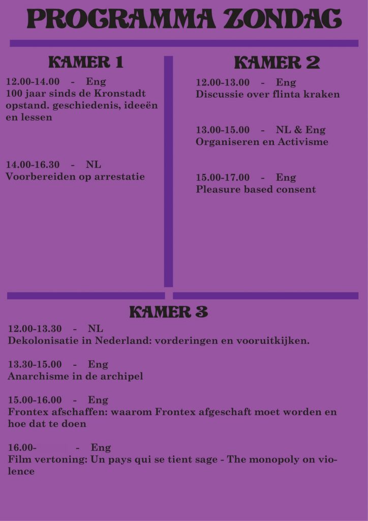 Zonday Programma NL